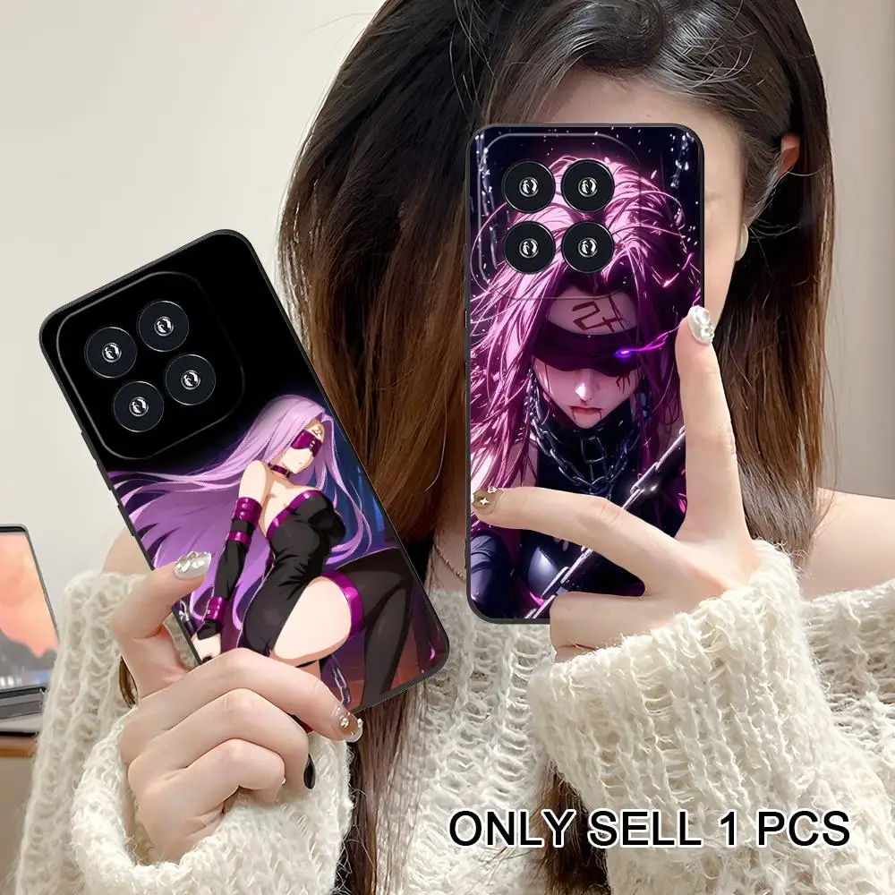 Funda de teléfono Anime Fate Rider Medusa para Xiaomi 17 15 14 13 12 11 T Ultra Lite Pro S X 5G, funda suave de TPU a prueba de golpes
