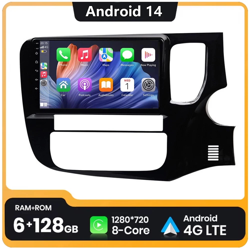 

9"Inch Car Radio for Mitsubishi Outlander 3 GF0W GG0W 2012-2018 RHD CarPlay Auto Navi 4G Stereo GPS Car Multimedia Video Player