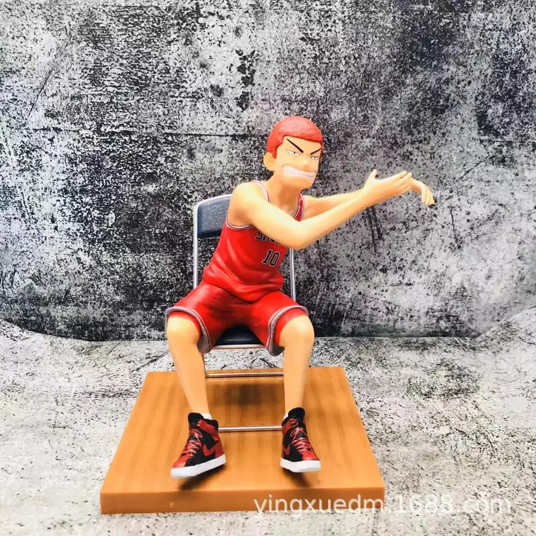 New Hanamichi Sakuragi Mitsuyoshi Anzai Basketball Comic Anime Slam Dunk 10 # Shohoku Head Coach Figure Model Doll For Kids Gift