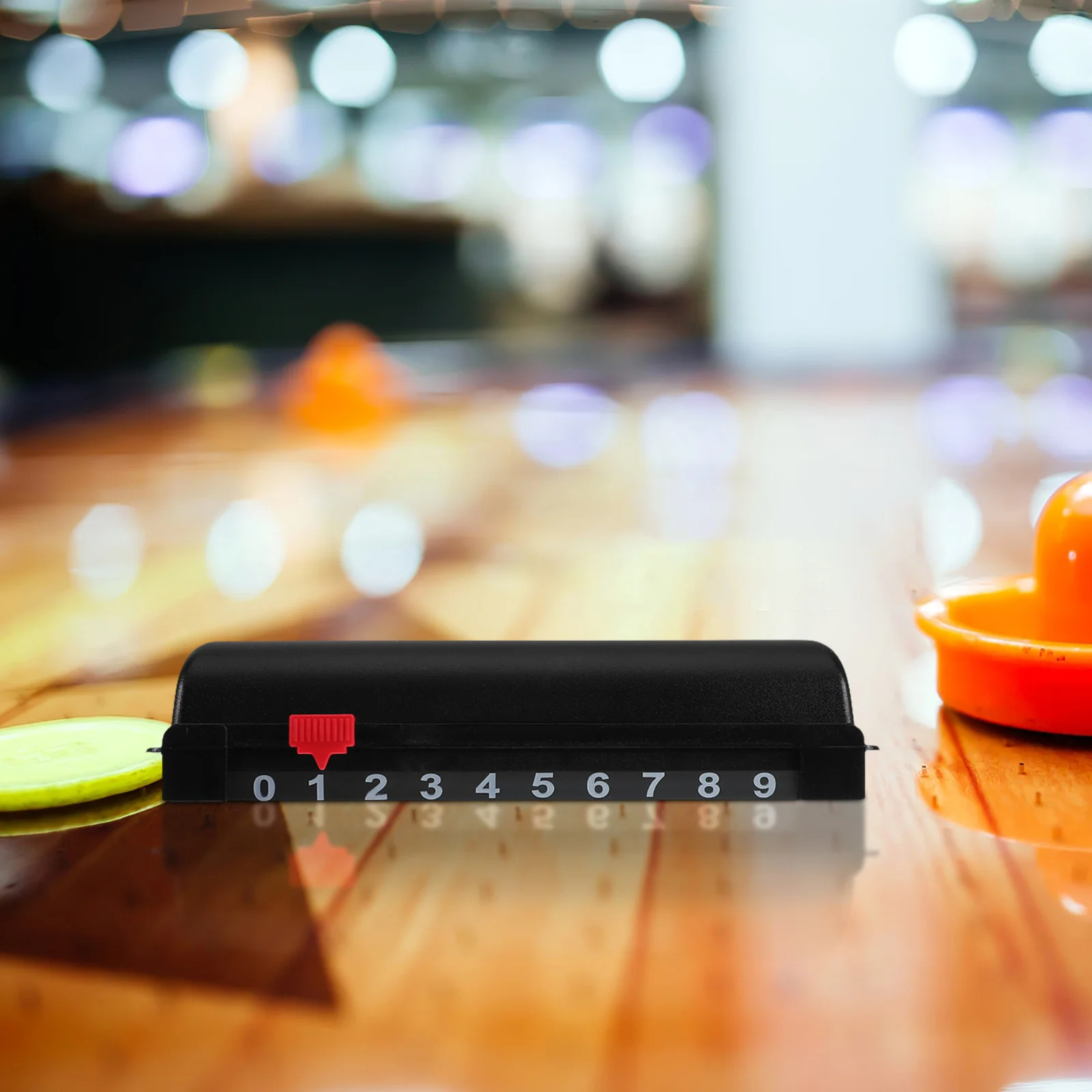 2 個エアホッケーテーブルスコアキーパーリアルな屋内ゲームカウンターファミリーファン用ポータブル卓上ホッケーアクセサリー