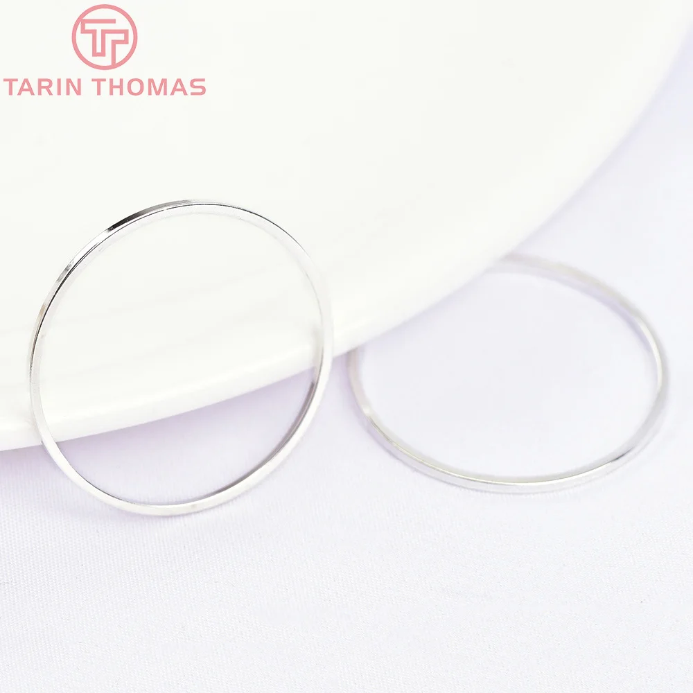 (4135)Diameter 8MM to 70MM Round Brass Closed Rings Connect Rings Jewelry Making Findings More color can picked