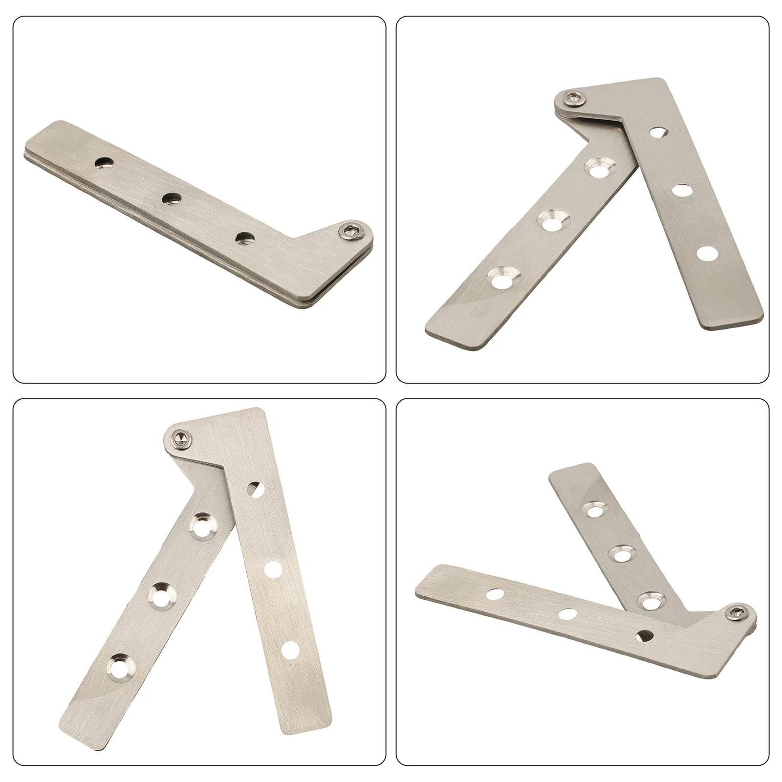 Invisible Door Hinge Damping Pivot Hinge Up And Down Rotating Furniture Hardware Side Axis Flip Window Cabinet Hinge