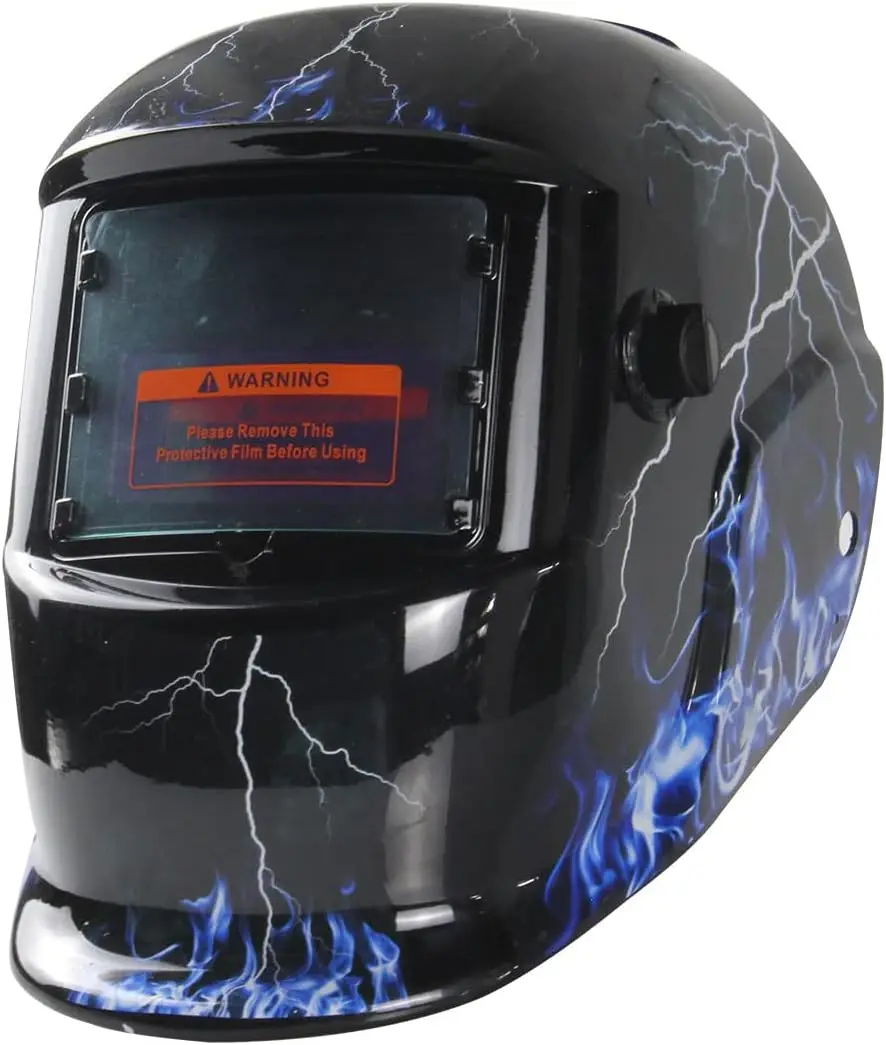 Welding Helmet, Solar Power Auto Darkening Welding Helmet, Adjustable Shade Range 4/9-13 for Mig Tig Arc Welder Mask 