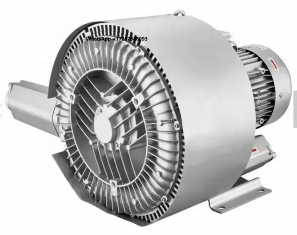 Rexchip High Pressure 20kW 2HB920 H37 Three Phase Double Stage Dual Frequency Ring Blower Made in China Industrial Usage