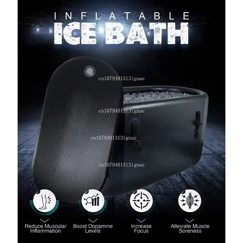 Inflatable Ice Tub for Cold Water Soaking Pool Large Capacity Household Cold Compress for Post-Exercise Muscle Recovery