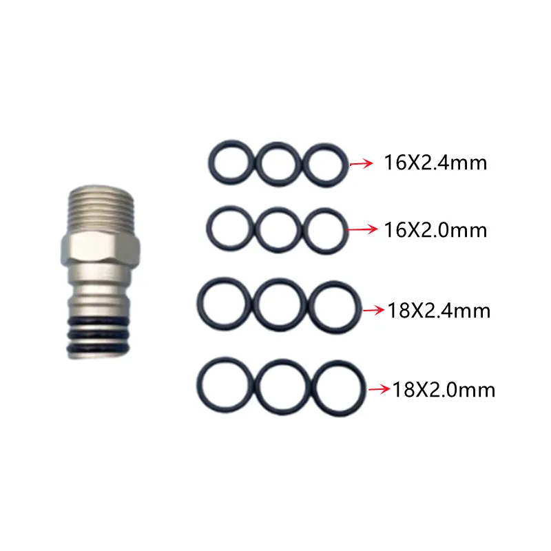 Big Wind Gun Quick Coupling Sealing Ring Gasket Pneumatic Small Male O-ring Universal Joint Rubber Black Ring
