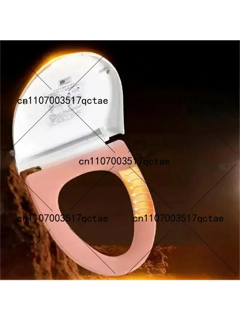 4-level Adjustable Temperature Leak Proof Toilet Seat, Waterproof U/V Seat Cushion, Antibacterial Heating Toilet Seat