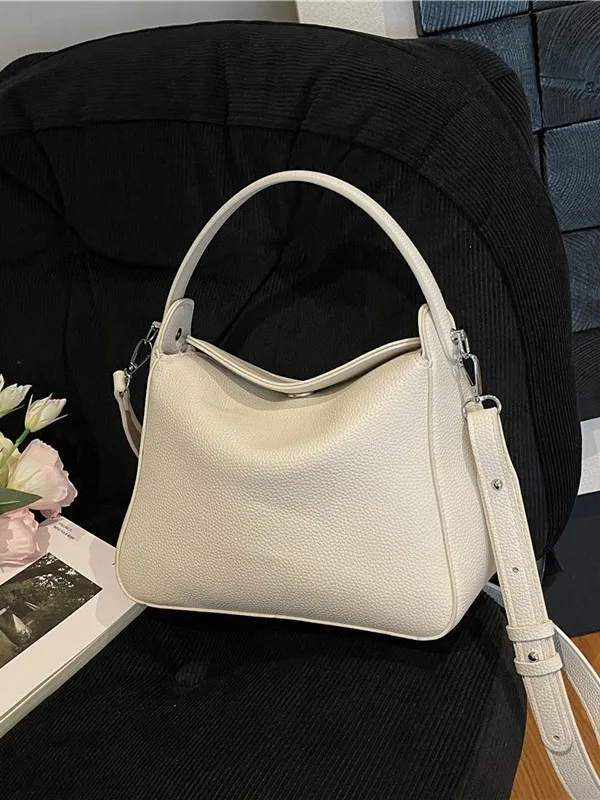 

Новинка 2023 года, женская сумка из мягкой кожи, повседневная простая универсальная нишевая высококачественная сумка-мессенджер на одно плечо