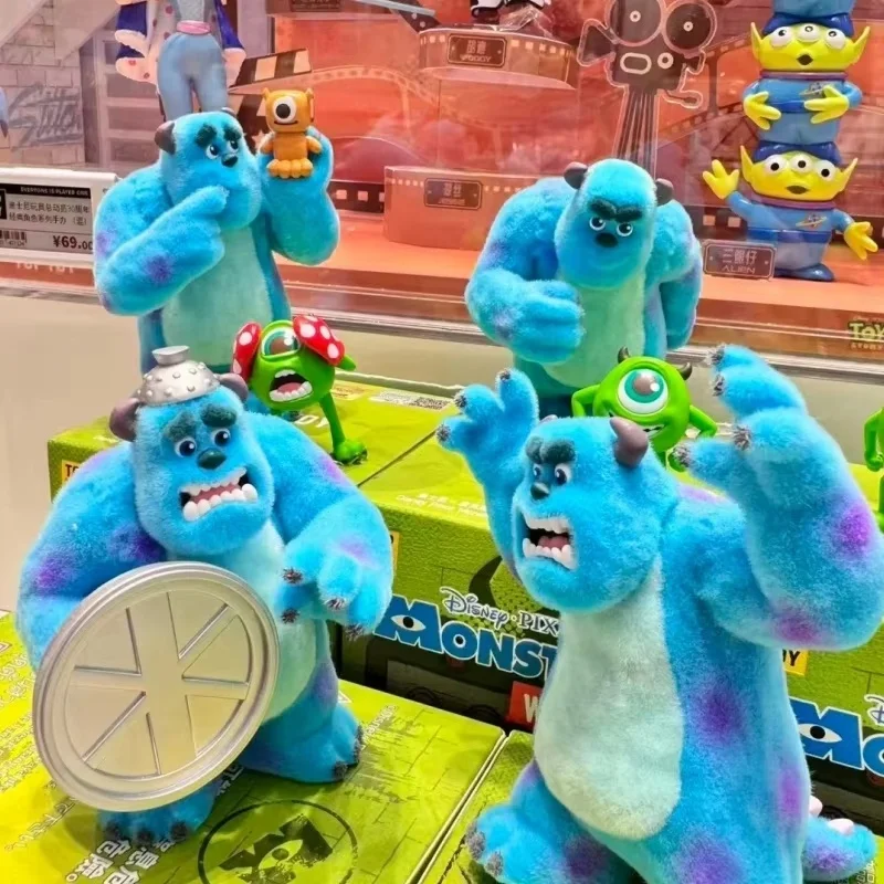 

Подлинная серия Disney Pixar Monsters Work Log, слепая коробка Kawaii, украшение для рабочего стола, фигурка-сюрприз, подарок на день рождения, игрушка