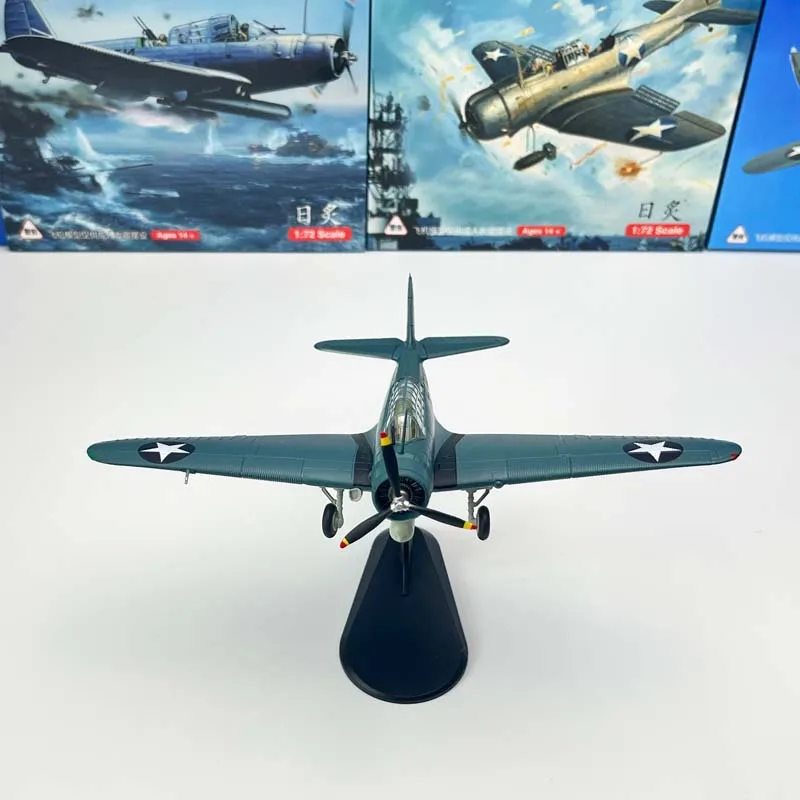 1/72 scale US Navy TBD attack Hornet T-3 Aircraft Battle Airplane Complete Simulation Military Model Display