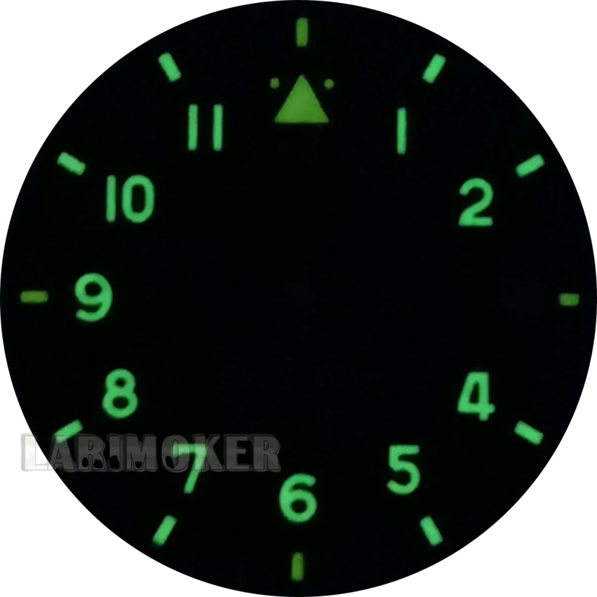 Partes Arloji NH35 29mm Dial Arloji Pilot Hitam Putih Biru Hijau Dial C3 Luminous Cocok untuk Movement NH35 Modifikasi