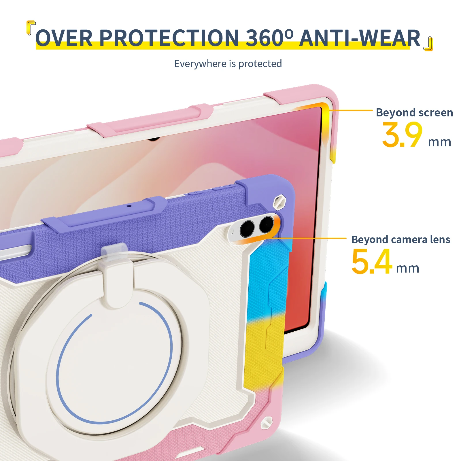 360 Rotating Handle Grip Case For Samsung Galaxy Tab S12 S11 Ultra 2026 2025 14.6inch SM-X930 X936 Rugged Stand Heavy Duty Cover