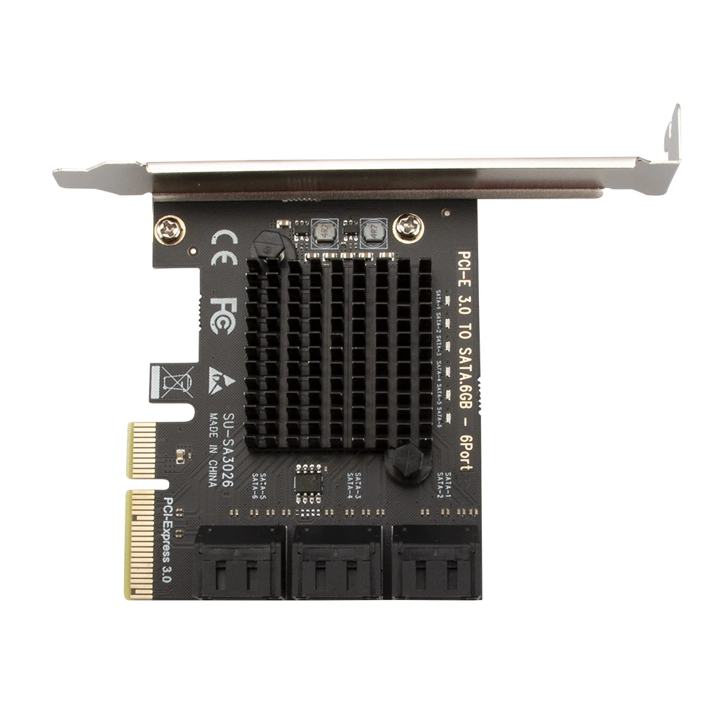 6-port-sata-iii-to-pcie-pci-express-30-4x-6gbps-expansion-card-adapter-for-hdd-desktop-workstation-server-industrial-equipment