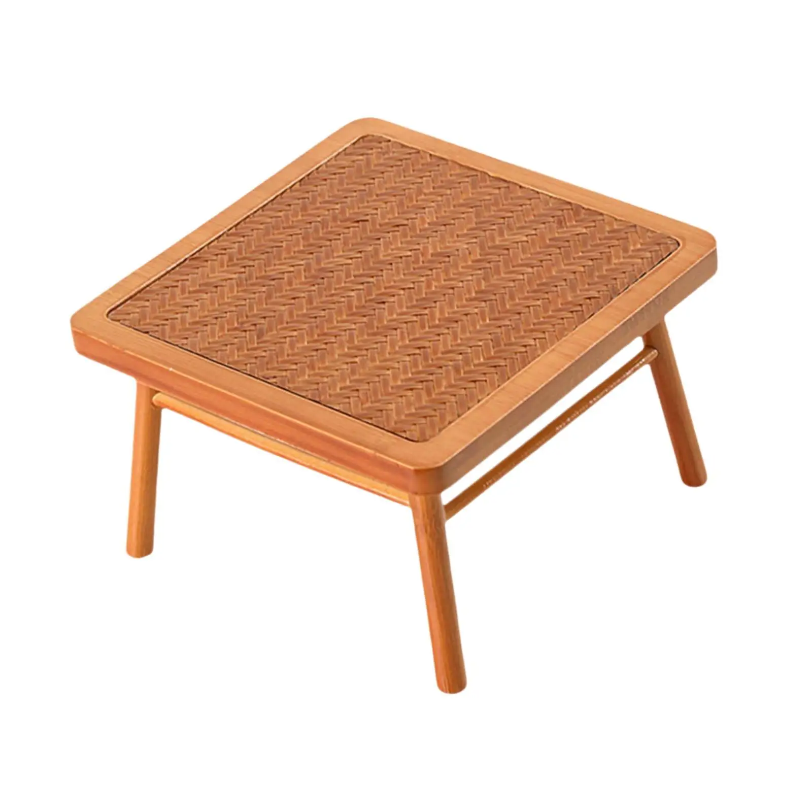 Scrivania per casa delle bambole Giocattolo per bambini Micro paesaggio Mini modello Tavolo in bambù per sala studio Sala da pranzo Giardino fatato Casa delle bambole Soggiorno