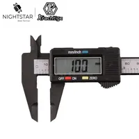 4Inch 6Inch LCD Digital Electronic Carbon Fiber Vernier Caliper Gauge Micrometer Measuring 0-100mm / 0-150mm