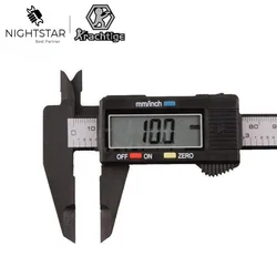 Digital Electronic Carbon Fiber Vernier Caliper, Medidor Micrômetro, Medição 0-100mm, 0-150mm, 4 