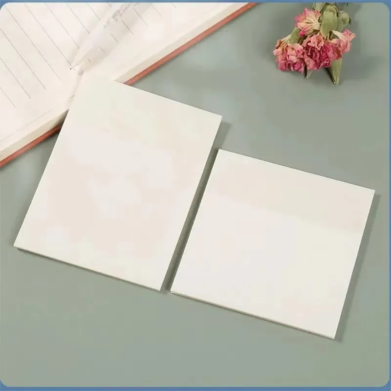 50/100 Sheets Transparent Waterproof Posted It Sticky Note Pads Notepads Posits for School Stationery Office Supplies