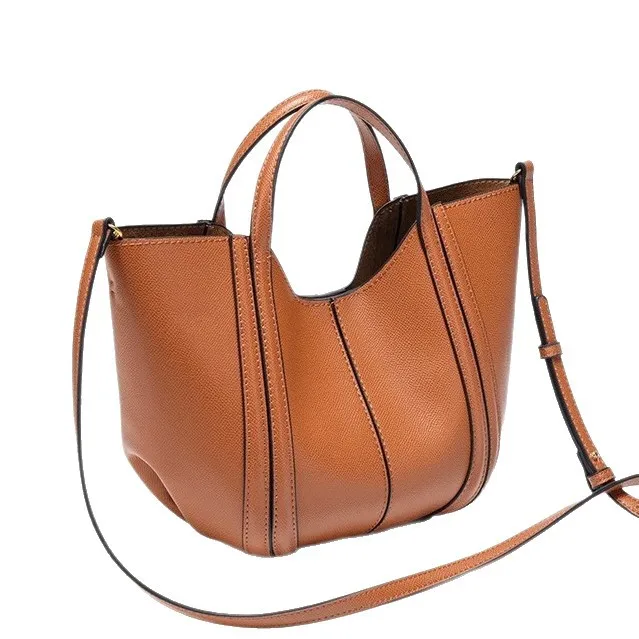 Bucket Bag voor dames, premium markttas, veelzijdige schouder- en crossbodytas, minimalistische strohandtas