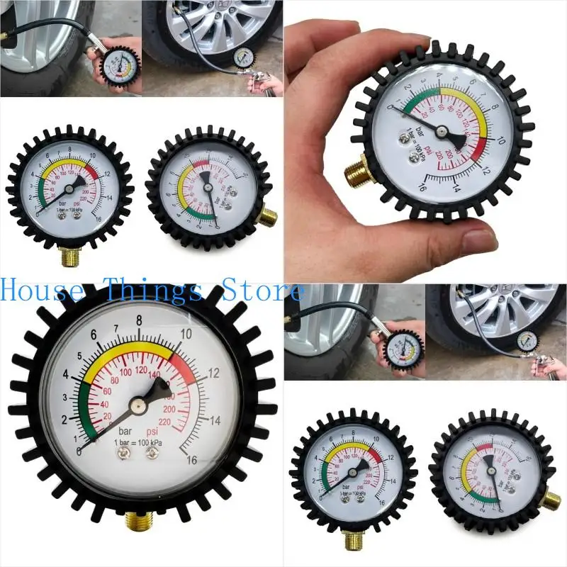 

652F Tire Pressure Gauge Meter 0-230Psi High-precision Tyre Air Pressure Tester