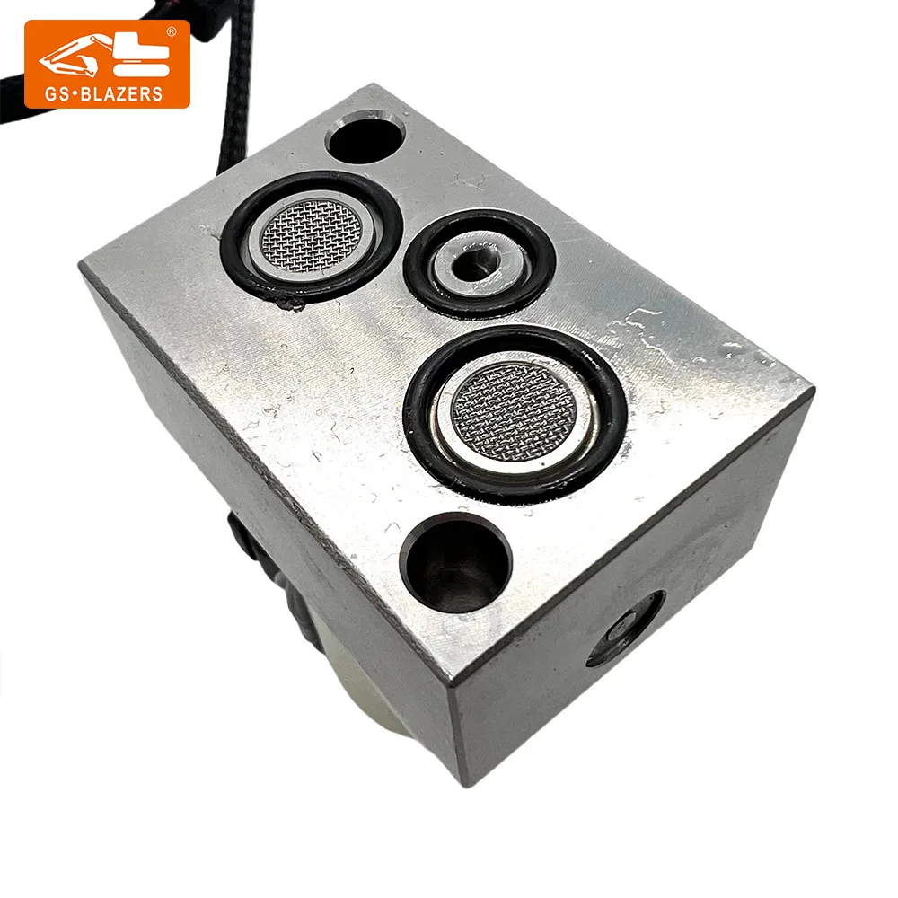 Two Hole Main Pump Solenoid Valve 702-21-57400 for PC200-7 Excavator