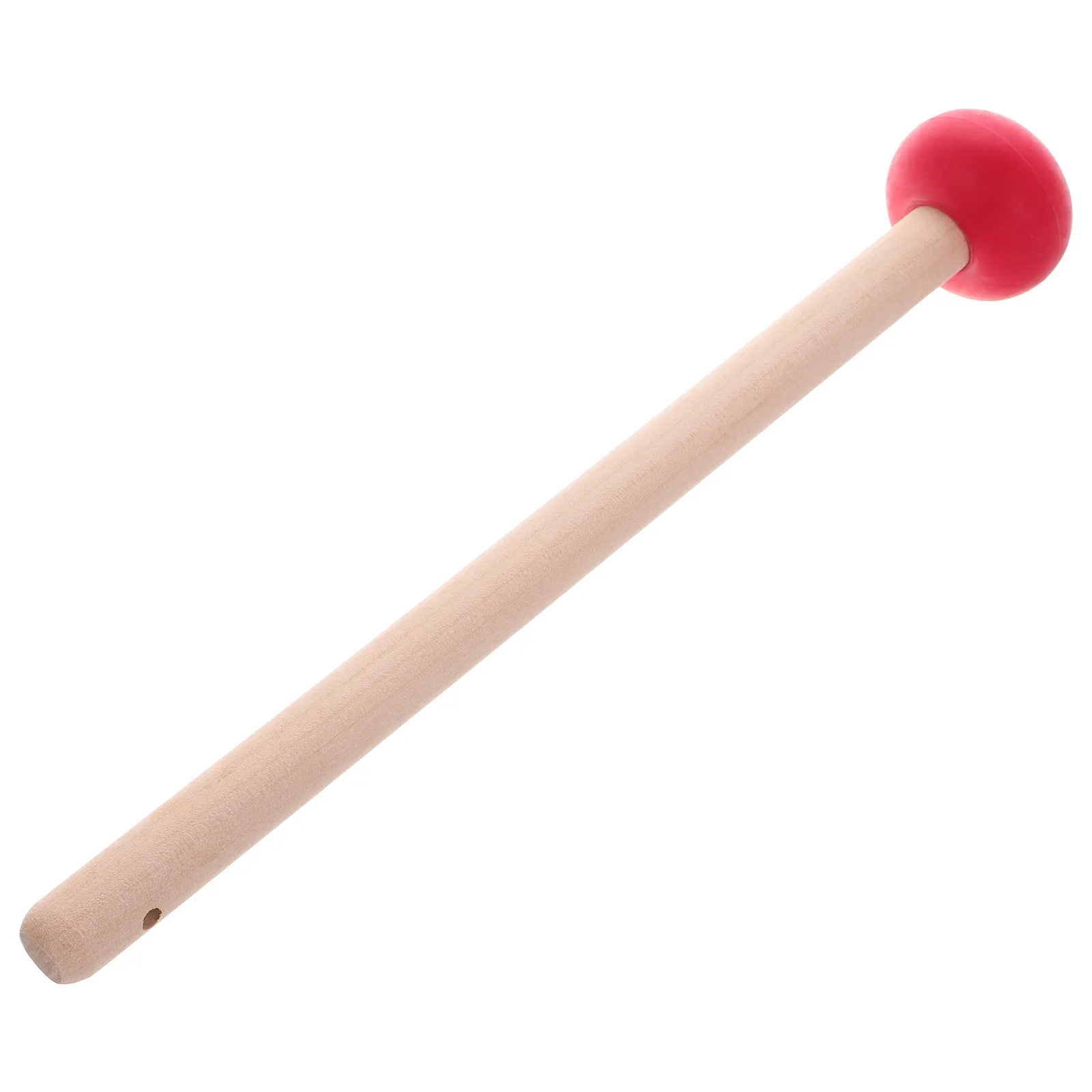 Wood Handle Rubber Mallet for Gong Copper Gong Accessories Drumsticks for Percussion Instruments Drum Sticks Exercise Drum