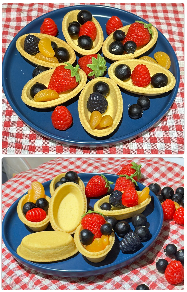 Factory Manufacturer  Customization Tartlet Machine  for Small Business  Oval Shape Tart Shell Maker with Changeable Mold