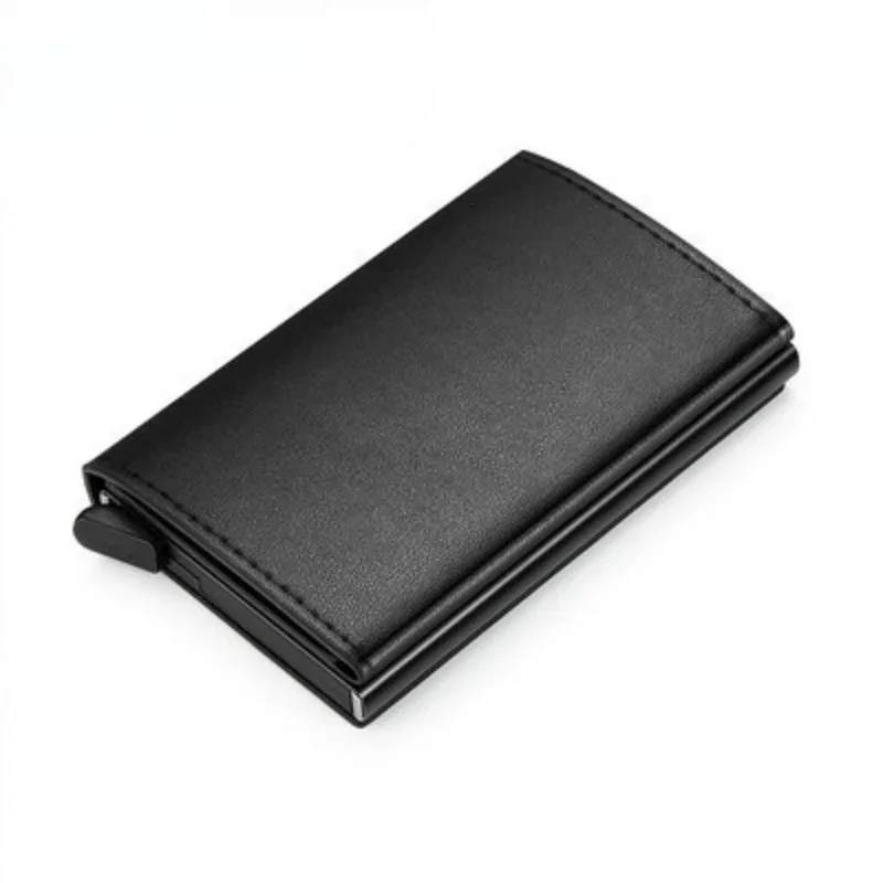 Anti-theft brush card case, wallet metal wallet card holder