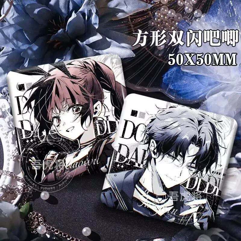 مانغا دولولو البر الرئيسى "تانغ سان شياو وو" نفس النمط الشخصية الطرفية لتقوم بها بنفسك مربع محلية الصنع شريط شارة بدبوس Gu Zi