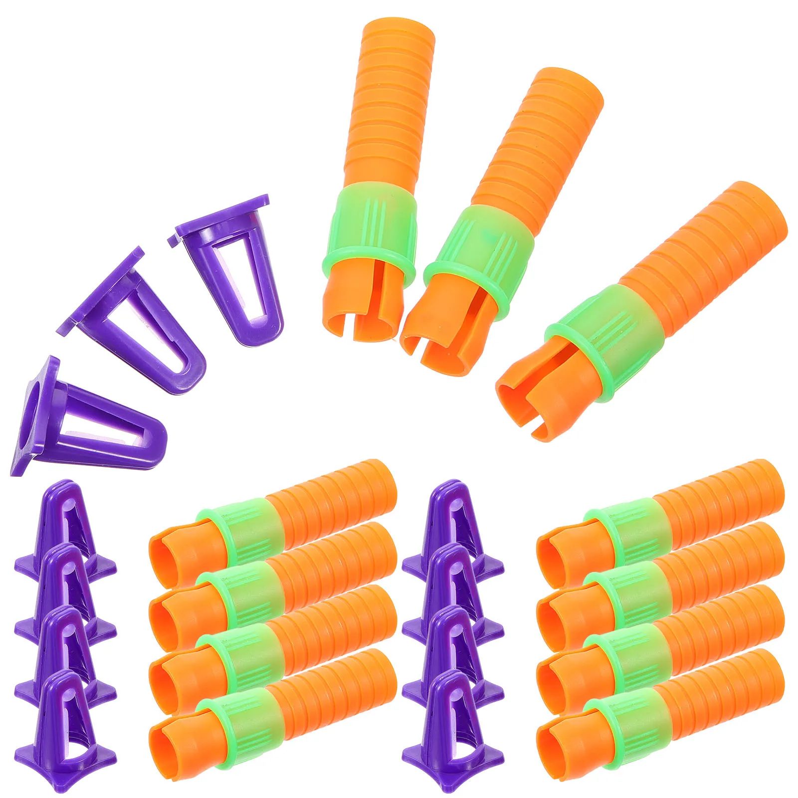 

20Pcs Crayon Extender Cap for Oil Painting Pen Pencil Lengthener Extension Holder Portable Art Tool School Office Use