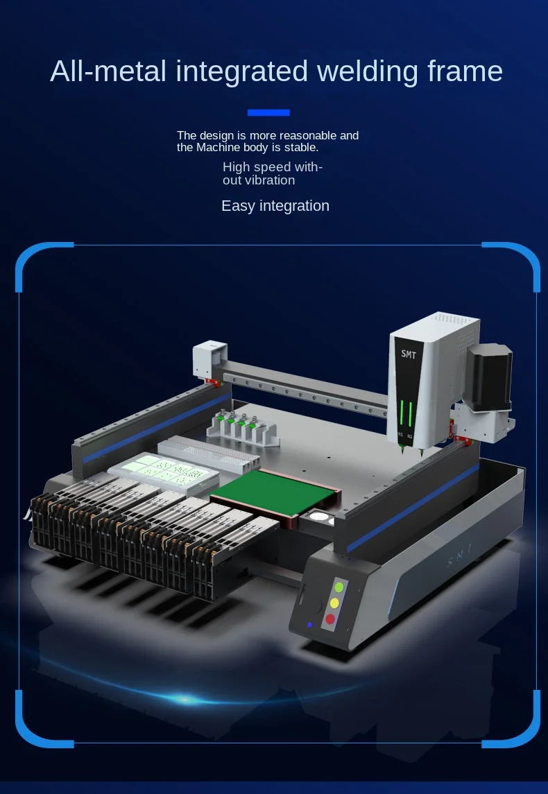 Vision Patch Machine Research and Development of PCB Proofing T2 Small Desktop   OPENPNP Automatic Double