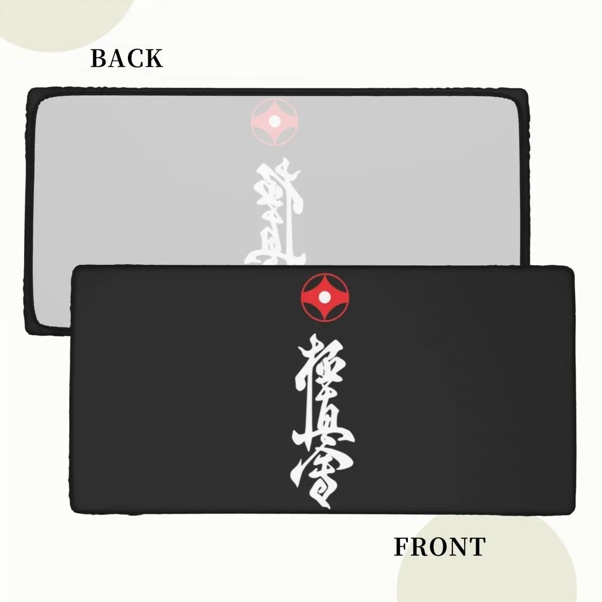 Kyokushin Karate White Customized Rectangular Tablecloth Waterproof Table Cover for Dining Events Table Cloth