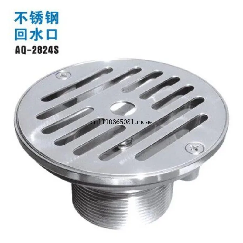 SP-1424 Stainless Steel Pool Return Fitting Adjustable Water Outlet Inlet Drain Swimming Pool Equipment Accessories
