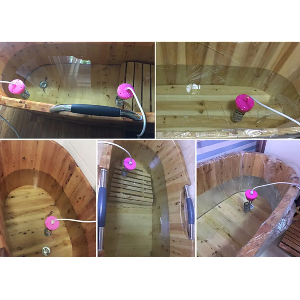 Riscaldatore Elettrico Galleggiante da 3000W per Piscine Gonfiabili e Vasche da Bagno con Termometro Integrato, Spina UK, Affidabile e di Qualità