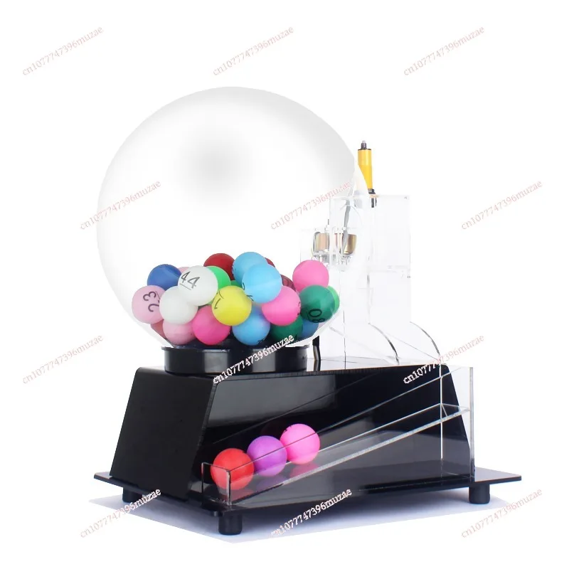 Black electric lottery machine, lottery chassis, number selection machine, lucky turntable, new lottery.