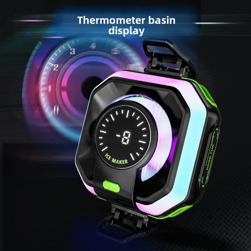 New Mobile Phone Cooler JS85 Semiconductor Cooling Freeze Radiator Device Magnetic Suction Wireless Mute with Built-in Battery