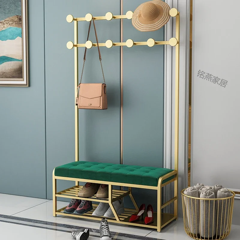 

Сверхмощная вешалка для одежды, металлическая эстетичная вешалка для одежды, подставка для хранения, органайзер Perchero Recibidor Entrada, мебель для прихожей