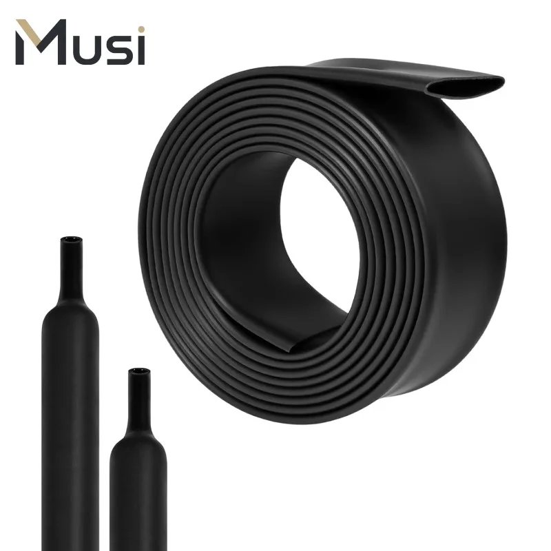 4:1 Waterproof Heat Shrink Tube with Adhesive Dual Wall Cable Sleeve 4mm 6mm 8mm 12mm 16mm 20mm Wire Insulation Tubing 5M 10M