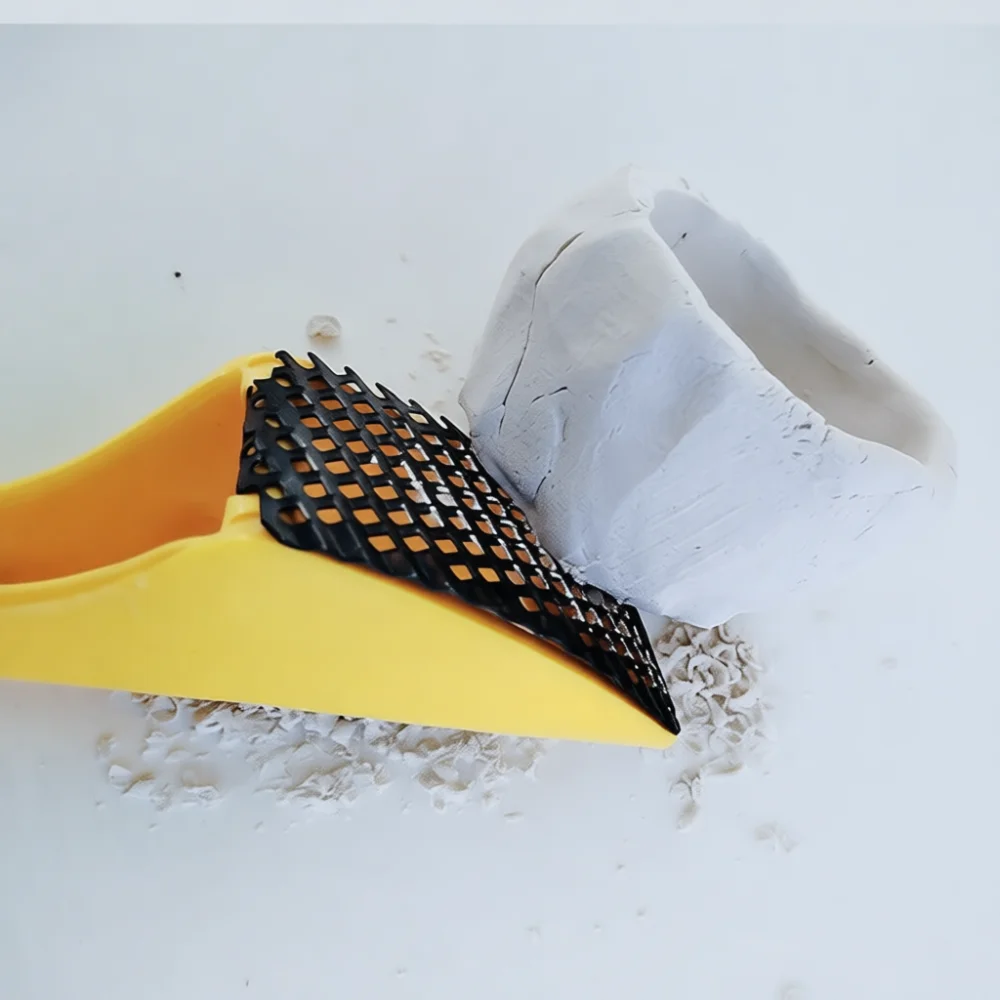 Ceramic Sculpting Flat Rasp Pottery Tool Plaster Clay Molding Texture Carving Scraping Finishing Hand Craft Art Device
