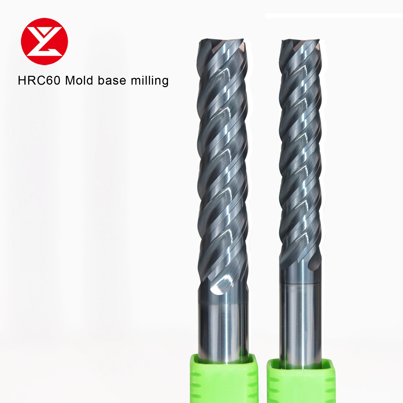 HRC60 4Flute special Side Solid Carbide Frame Milling Cutter for Flat Base Die Frame Tungsten Steel Mold embryo Frame End mill