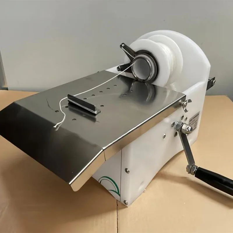 Máquina De Natar De Salsicha Manual Comercial, máquina De Agrupamento De Salsicha, máquina De Fita De Vedação De Salsicha