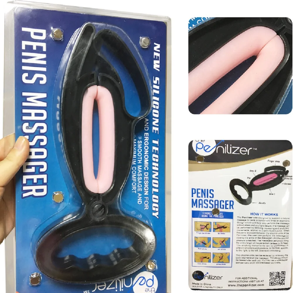 New Penilizer and X-Game Male Penis Stretch Massage Clip for Penis Massage and Penis Ejaculation Training Sex toy for Man