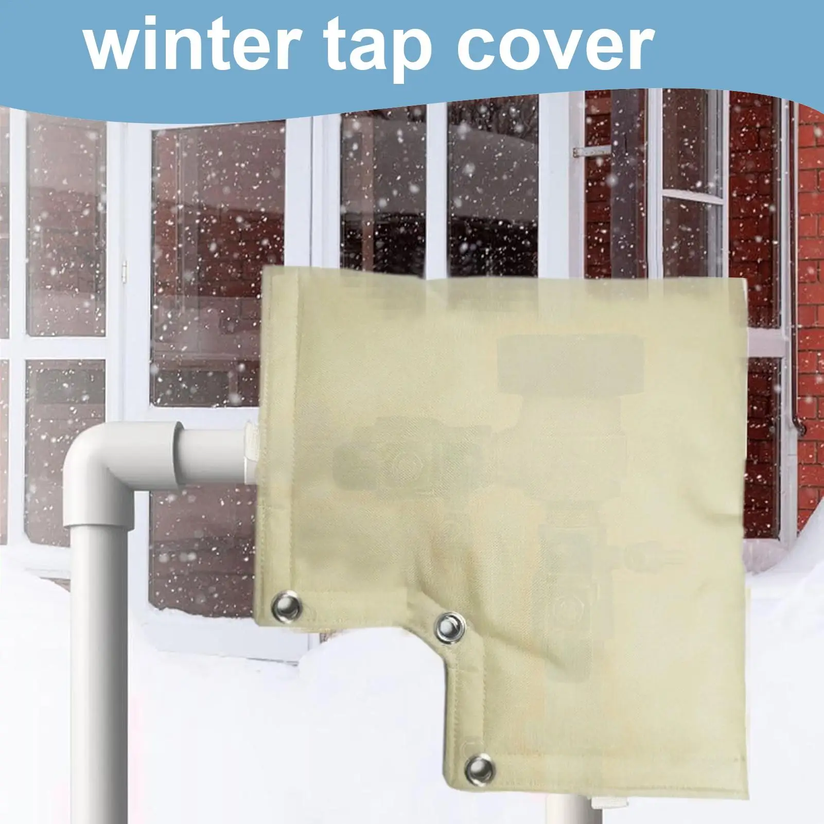 Backflow Preventer Insulation Cover Freeze Protection Faucet Sleeve Faucet Covers For Winter For Well Winterizing Winter Water
