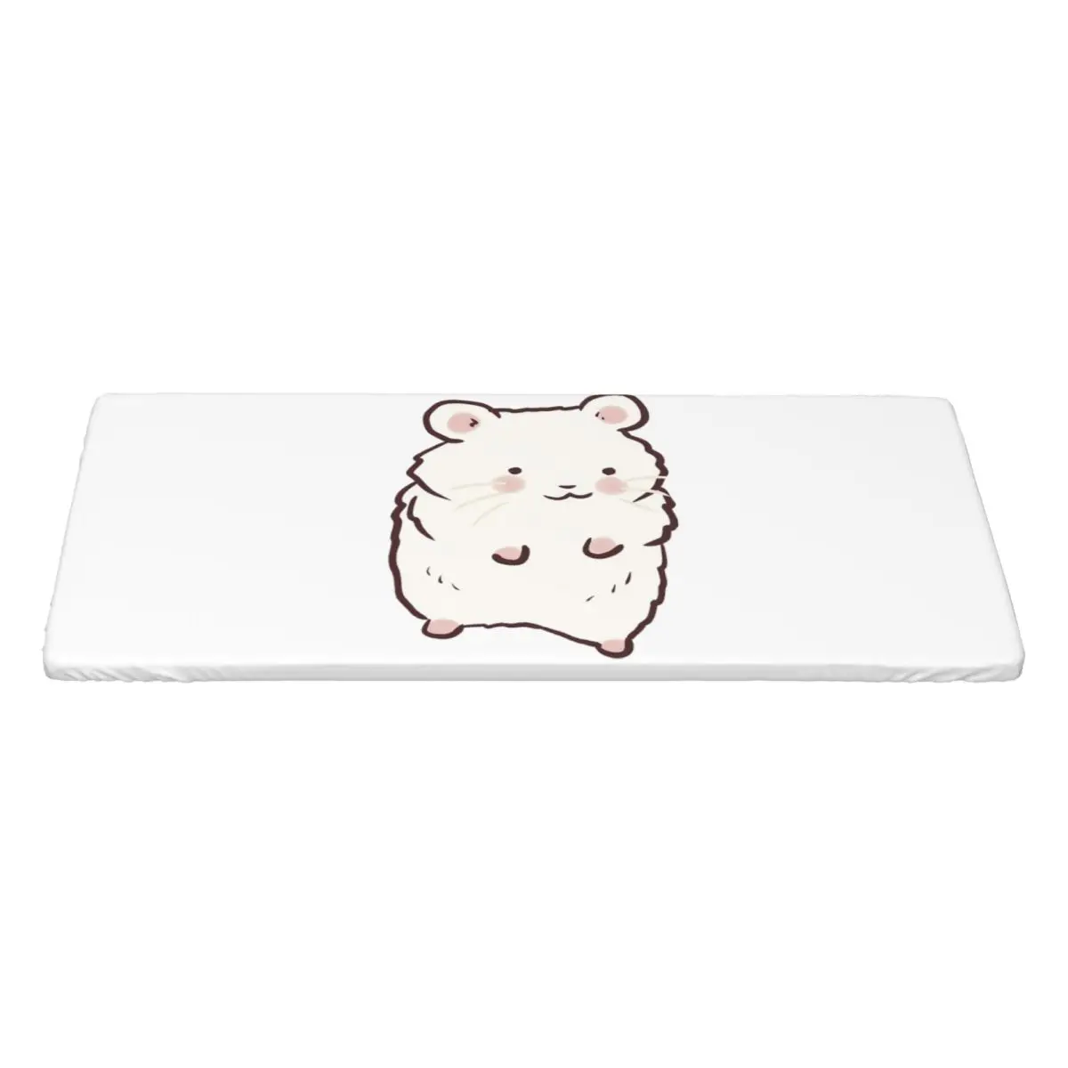 Cute Hamster Drawing Custom Rectangular Tablecloth Waterproof Table Cover for Dining Events Table Cloth