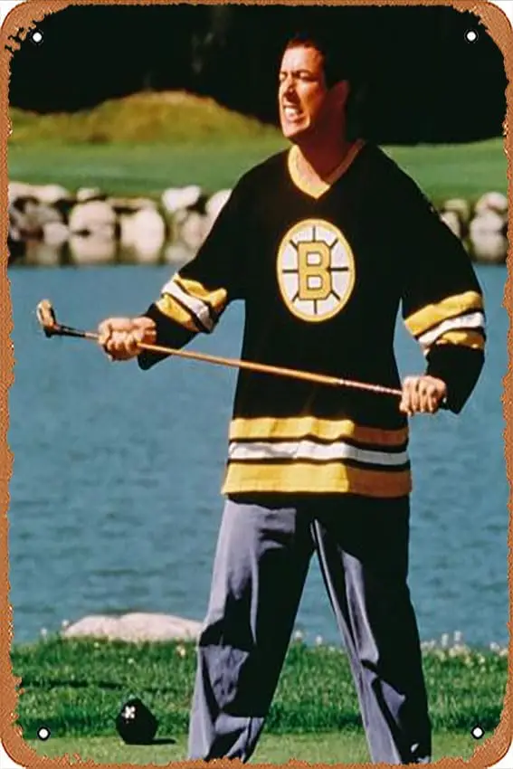 Metal Tin Sign  - Adam Sandler Happy Gilmore Poster Metal Plaque Cafe, Bar, Home Wall Decor-aluminum