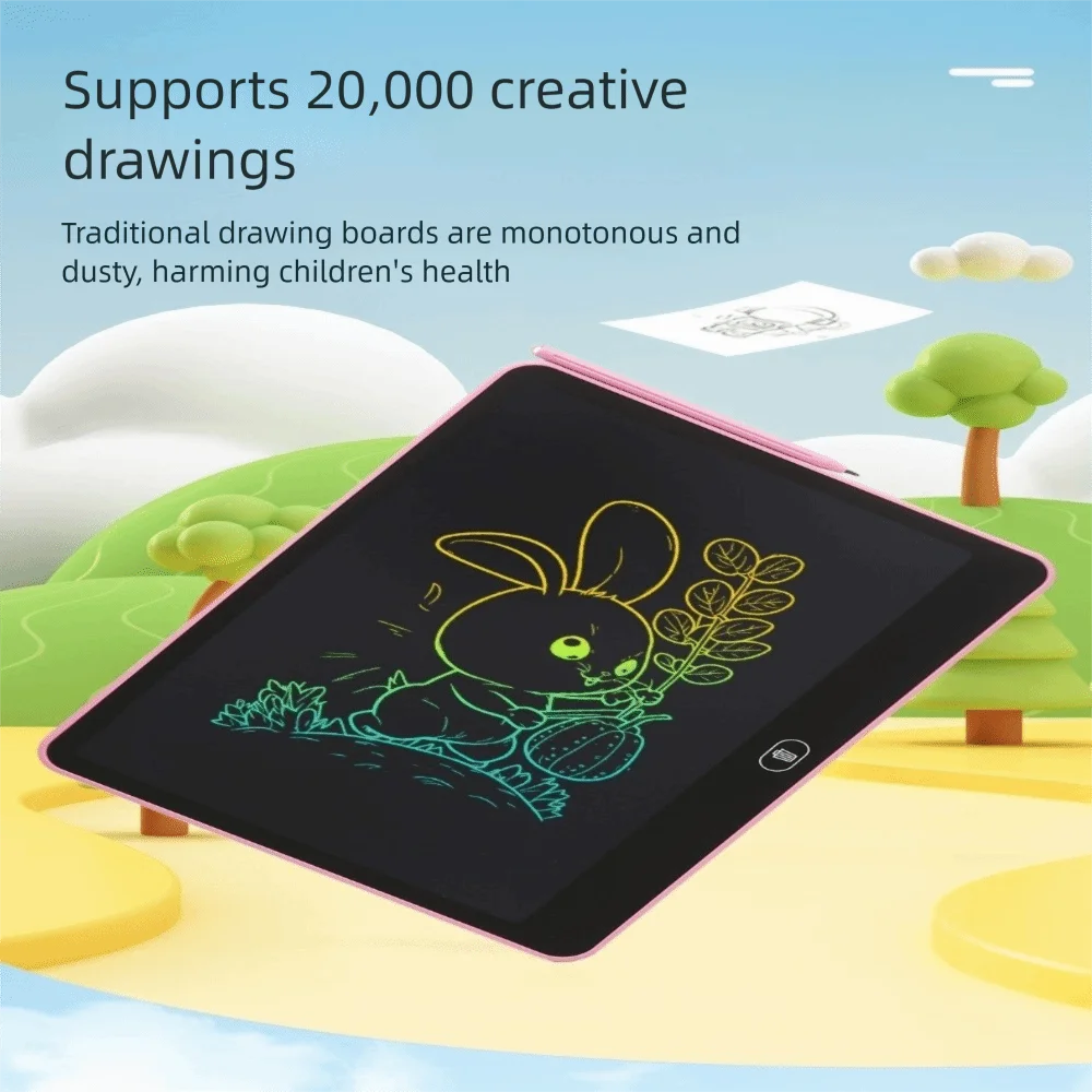 ของขวัญ 11 ใน LCD เขียนแท็บเล็ตที่มีสีสัน Erasable ของเล่นเพื่อการศึกษาโน้ตบุ๊คอิเล็กทรอนิกส์เด็ก