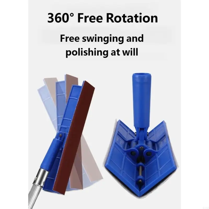 7Pcs Sanding Tool Set Features Triangular For Seamless Corner And Finishing Detailing Woodworking M4YD