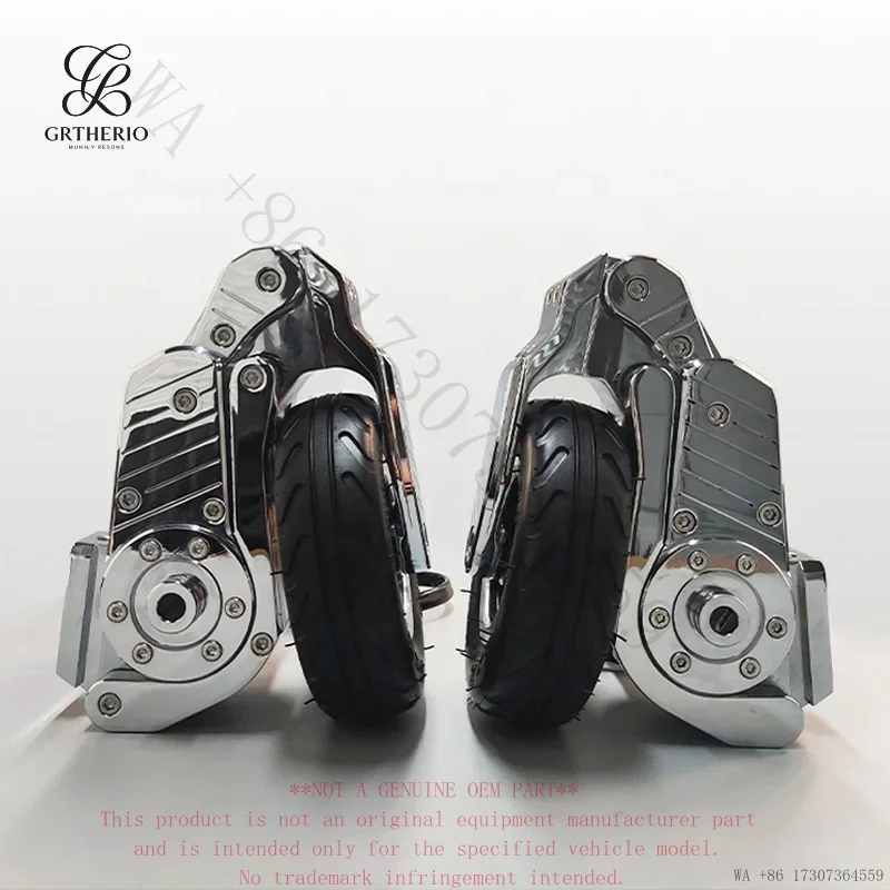 For Honda Gold Wing GL1800 GL1500 Motorcycle Landing Gear Retractable Smart Assist Wheels Heavy Duty Side Stabilizer Training Wh