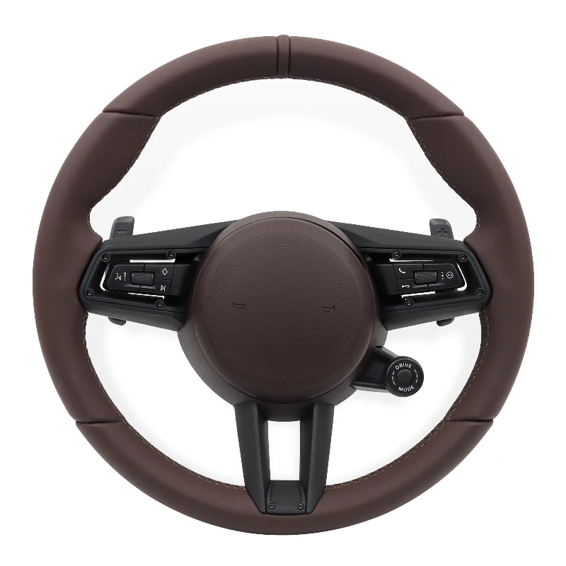 

Full Leather Car Steering Wheel for Porsche Cayenne Boxster Panamera Cayman 991 992 970 997 958 981 911 GT2 GT2RS GT3 GT3RS GT4