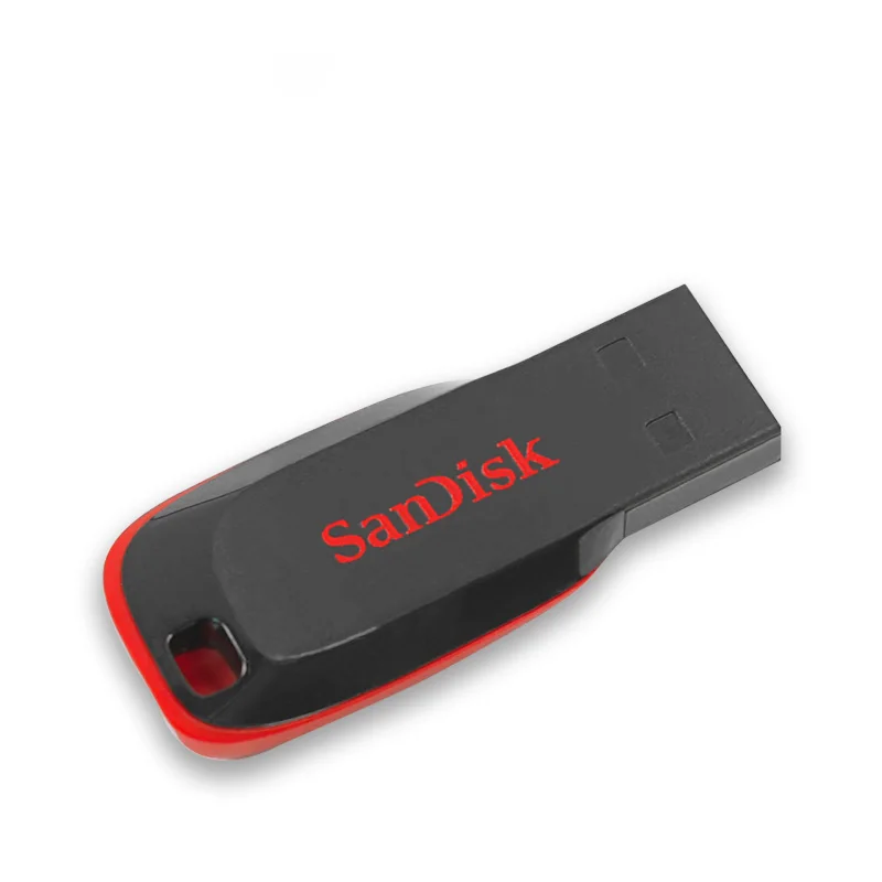 SanDisk Cruzer Blade CZ50 USB 2.0 Flash Drive 16GB 32GB 64GB 128GB High Compatibility Thumb Drive Retractable Design Pen Drive