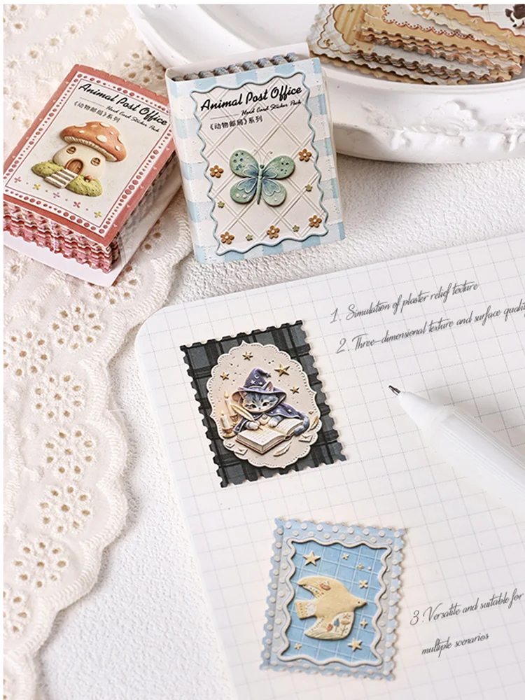 Vintage Floral & Animal Scrapbook Stickers — product detail 4